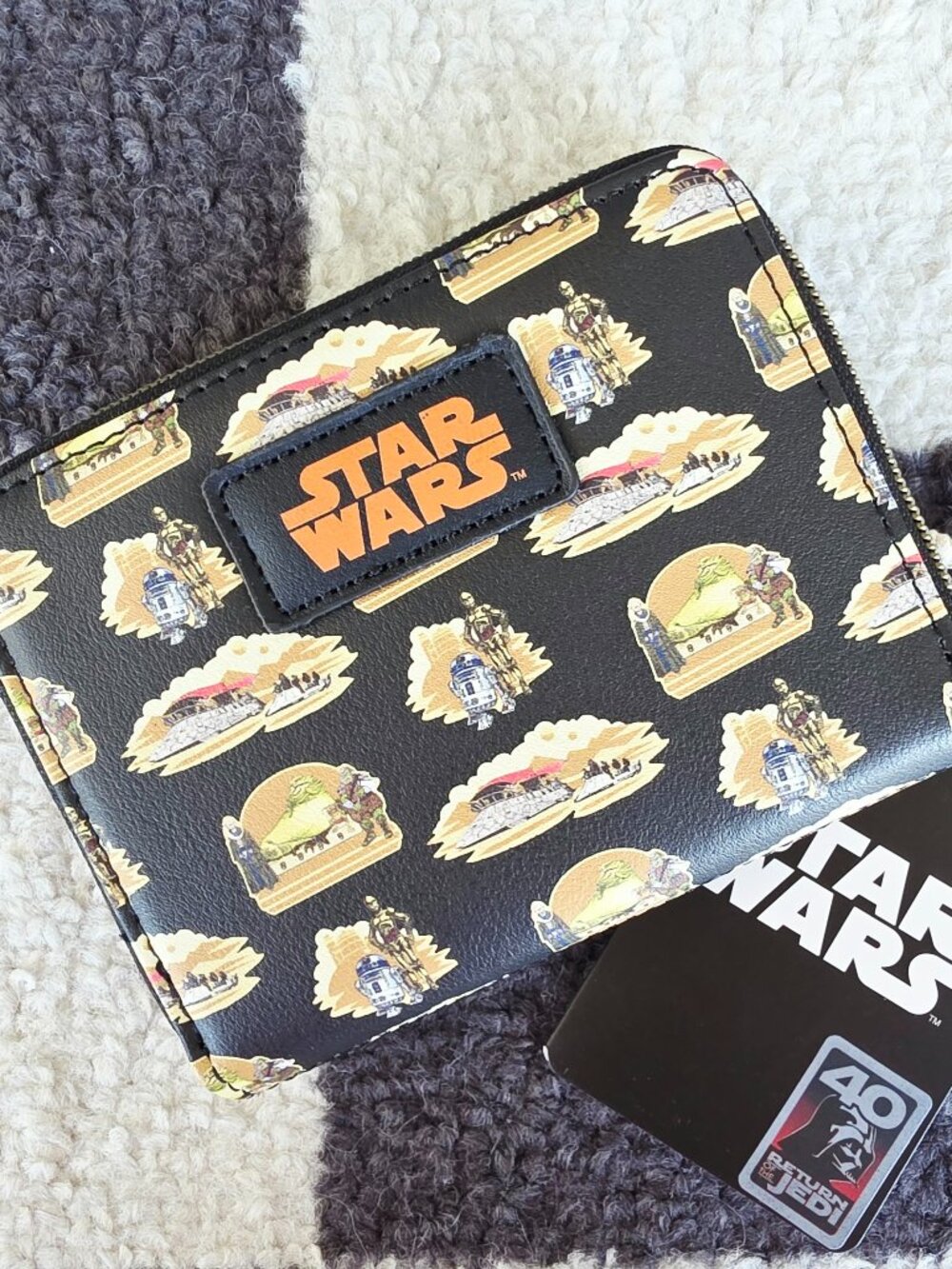 Funko Star Wars Return of the Jedi Allover Print Zip Around Wallet